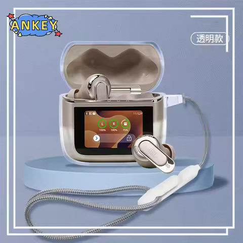Clear Case for JBL Tour Pro 3 Transparent TPU Protective Covers Bluetooth Earphone Headphone Portabl