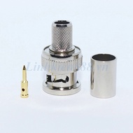 BNC male connector for RG6, 50-5 cable