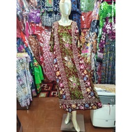Jumbo Batik Print Premium Geber Sleeve Teenage Girls' Daster (L Geber) LD 120 cm | Cool and Comforta