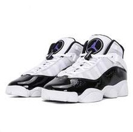 Air Jordan 6 Rings Six Crowns Leather Comfortable Sports Wear-Resistant Mid-Top Basketball Shoes For