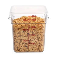 CAMBRO Clear Square Polycarbonate Food Storage Container 18 QT - 15 Liter NSF USA Food grade Food St
