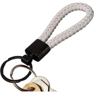 Braided Leather Keychain - Strap Keychain - Key Fob Accessory Stylish Keychain Straps for Men and Wo