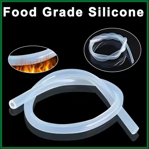 5/10M Food Grade Transparent Silicone Rubber Hose ID 1 2 3 4 5 6 7 8 9 10 12 mm O.D Flexible Nontoxi