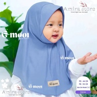 Baby chin hijab for ages 0-2.5 years newborn chin hijab made of jersey material