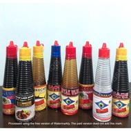 HITAM 8-pack Of Cuisine Seasoning (Open To Eat, Black Pepper Soy Sauce, Sesame Oil, Rajarasa Sauce, Oyster Sauce, Fish Soy Sauce, British Soy Sauce, Soy Sauce) HALAL