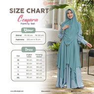 Ready!!! Free Kaos Kaki Premium!!! Set Dress Cemara Elbina Hijab -