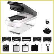 Vegetable Cutter Multifunctional Kitchen Dicer Tool Maker with Container Vegetable Dicer for Cheese 
