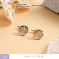 Premium Luxury Cufflink | Nathan Minimalist Stainless Steel Cufflink | Istanakancing.id