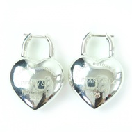 Excellent condition TIFFANY & Co. Return to Tiffany full heart earrings, medium, AG925 silver, 22.3g
