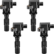 BDFHYK Ignition Coil Packs Compatible with Mazda 2010-2013 3, 2008-2010 5, 2012-2015 5 2.3L 2.5L l4,