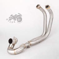 Promotion Motorcycle Modified Exhaust Pipe Front Section Z650 Exhaust Z650 Swivel Front Section Elbo