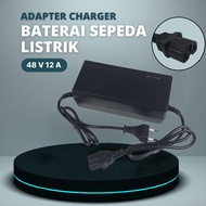 Charger Sepeda Listrik Exotic Uwinfly Goda Pacific Viar Selis 48v 12ah Universal Adaptor Charger Sep