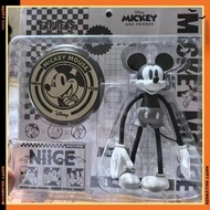 ในสต็อก Disney สีดําและสีขาวยางอะนิเมะ Donald Duck Goofy Goof Mickey Mouse Action Figure ตุ๊กตาของเล