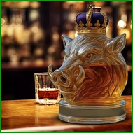 Glass Decanter Glass Animal Jug Wine Decanter Decorative Alcohol Dispenser for Bourbon Brandy Tequil