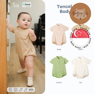 [SG STOCK] TENCEL Bodysuit/ Romper Boy (0-3M 3-6M 6-12M) - Baby/ Boy