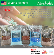 1kg Baja Sebatian Import Gemuk Subur Bunga Buah 16-16-16 15-15-15 12-12-17-2 12-12-24 Murah / Imported Compound Fertiliser Repack