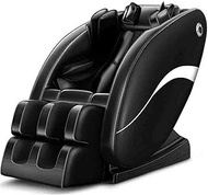 Fashionable Simplicity Intelligent Massage Chair with Heat 8D Zero Gravity Automatic Recliner Home Automatic Armchair - Black - No Need to Install Multifunction smart massage