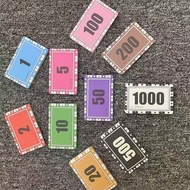 Chess Mahjong Chip Card Entertainment Chip Token Frosted Waterproof Integrated Card Token Coupon Chi