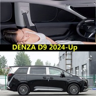 Car Sunshade for DENZA D9 2024-Up Car Curtain Sunshade Fully Blackout Sun Protection Privacy Camping