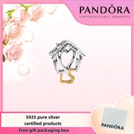 Duty free 100% s925 sterling silver jewelry Pandora ring jewelry gift Pandora Home & Heart Charm 764