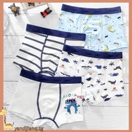 [Four-pack] Boys' underwear cotton Children's boxer underwear Boys bottoms shorts Baby boys brief bo