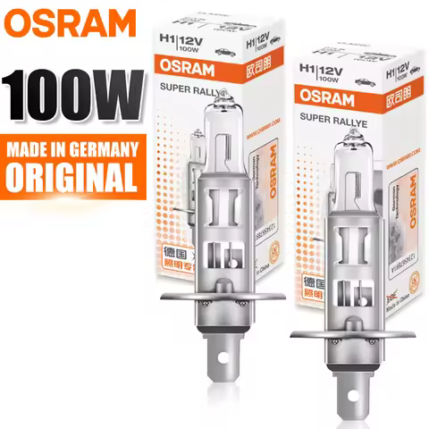 OSRAM H1 H4 H3 H7 Car Halogen Bulb Headlight 62200 62204 12V 100W 80W 3200K Super Bright Hi/lo Beam 
