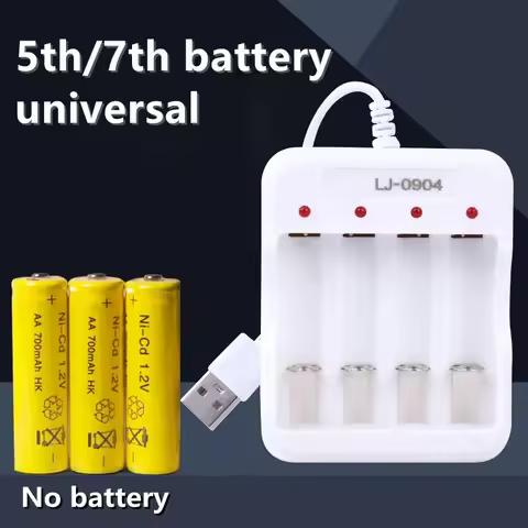 USB Output Ni-MH Battery Charger For 1.5V AA / AAA Battery Universal 4 Slots Smart Charger Fast Char