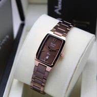 Jam Tangan Wanita Alexandre Christie Ac 2455 Original - Brown Rosegold