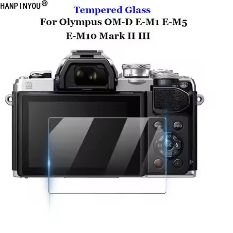 For Olympus OM-D E-M1 E-M1X E-M5 E-M10 Mark I II III IV Clear Tempered Glass 9H 2.5D Camera LCD Scre