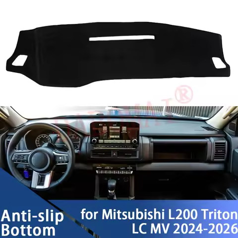 For Mitsubishi L200 Triton LC MV 2024 2025 2026 Car Dashboard Cover Dash Board Mat Carpet Pad Sunsha