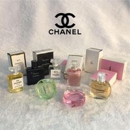 Chanel 香水 粉邂逅 女士持久淡香 coco可可小姐 N5號之水 蔚藍香水小樣 7.5ml