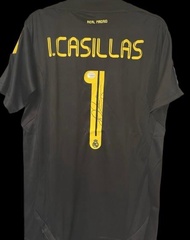 Real Madrid Jersey Away GK 2011-12 Signed Iker Casillas