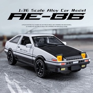1:36 Scale Toyota AE86 Alloy Car Model Diecast Car Sound Light Car Lovers Collection Kids Birthday G