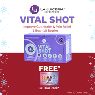 La Juiceria Superfoods Vital Shot Immunity Pack (10 Bottles) -  Ginger Lemon Honey Health Shot | Imm