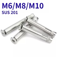 [HJC-GY] 201 Stainless Steel Sleeve Anchor Wall Plug | Expansion Anchor Bolt  M6/M8/M10