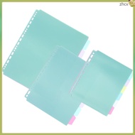📦 Raindrops Binder Dividers Aesthetic Assorted Color para sa Home Office 3 Sets 12.4x9.2x0.04in