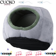 CUCKO Cave Beds, Washable Rabbit House Guinea Pig Bed, Calming Cage Accessories House Hideout Small Animal