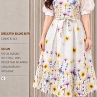 KATUN KD88790 [LD100] Perforated Cotton DRESS REAL PictureELEGAN