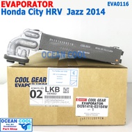 คอยล์เย็น ฮอนด้า  ซิตี้ 2014 เอชอาร์วี  แจ๊ส 2014 - 2020 EVA0116 Cool gear แท้ รหัส DI261416-03104W Evaporator HONDA  City Jazz HRV รังผึ้งแอร์  ตู้แอร์ อะไหล่ แอร์ รถยนต์