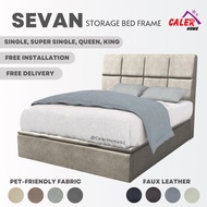 Sevan Storage Bed Frame - Single, Super Single, Queen, King