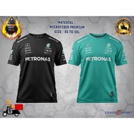Microfiber QualityBaju Tshirt V5 AMG Petron Formula One Team Graphic Tee