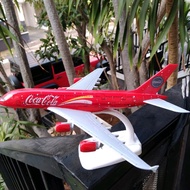 CODE C Diecast Miniature Coca Cola airplane 20 cm with A380 Toy Wheels