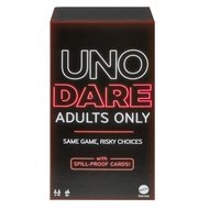 Mattel Games UNO Dare Adults Only Card Game for Game Night, Travel, Camping & Party