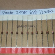 Diode zener 6v8 1/2 watt price (10 pcs)