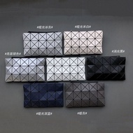 AT/♈Issey Miyake3X5Plaid Men's and Women's Same Style Rhombic Shoulder Crossbody Underarm Bag Mobile Phone Bag Folding H