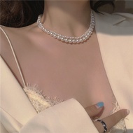 2025 Retro Palace Style Double Pearl Necklace