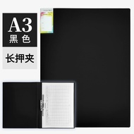 Pomaylor A3 Folder Single Clip Double Clip Strong Metal Clip 8K Folder 8 Open File Clipboard Folder 