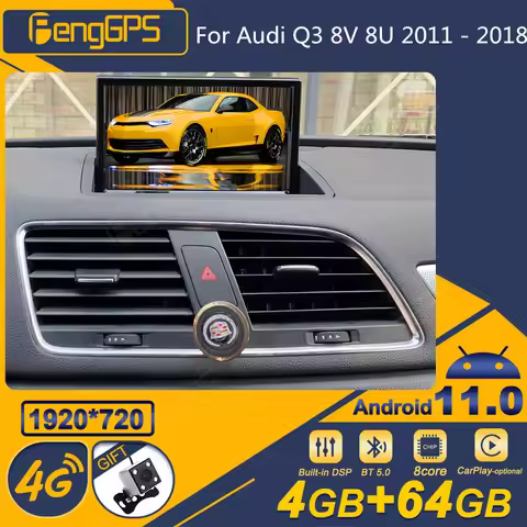 For Audi Q3 8V 8U 2011-2018 Android Car Radio 2Din Stereo Receiver Autoradio Multimedia Player GPS N