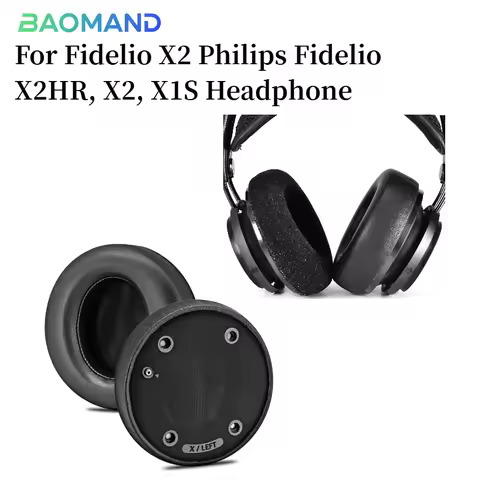 Replacement Ear pads Fits for Fidelio X2 Philips Fidelio X2HR, X2, X1S Headphones Ear Cushions Earpa