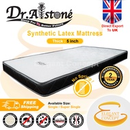 (Edition Export to UK) Dr.Alstone High Quality 5 inch Synthetic Latex (Single/Super Single) Size Mat